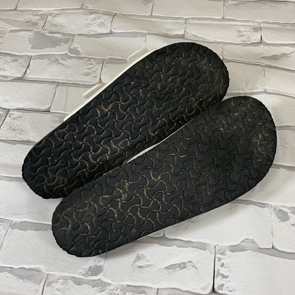 Shviee Slip on cork sandals Double strap buckle White Size 42 Euro - Picture 8 of 10